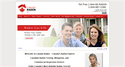 Desktop Screenshot of canadaradon.com