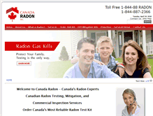 Tablet Screenshot of canadaradon.com